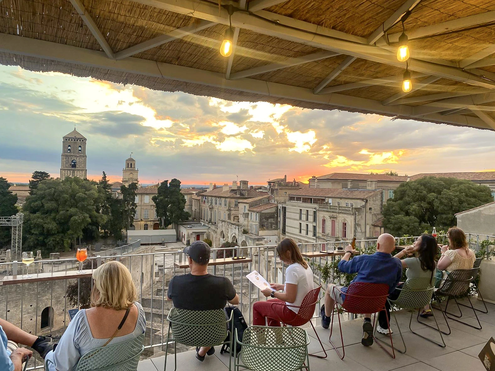 Hotel spa le calendal arles roof top le sunset arles